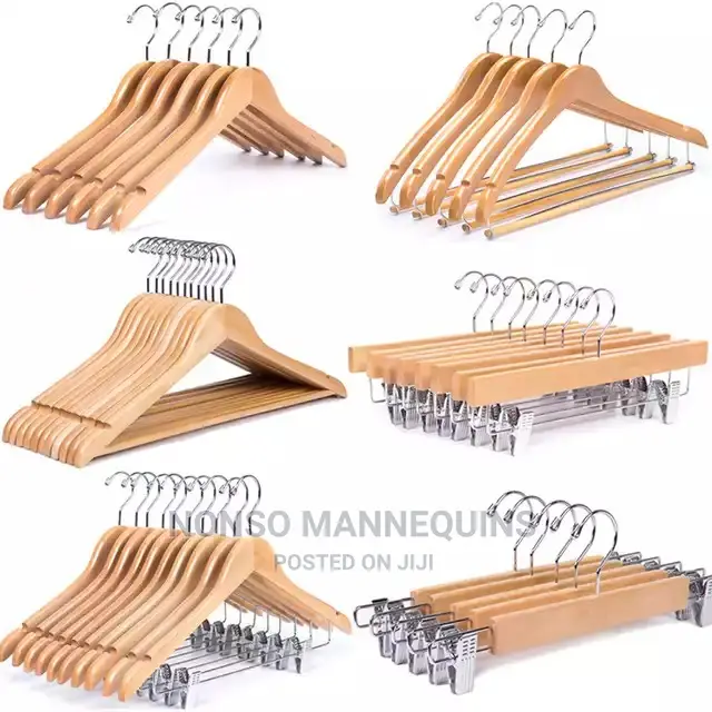 New Type Garment Wooden Clip Hangers