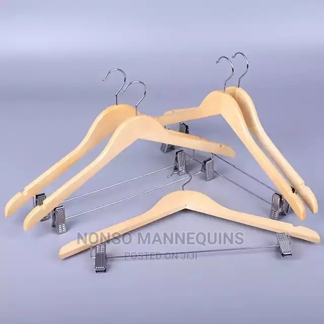 New Type Garment Wooden Clip Hangers