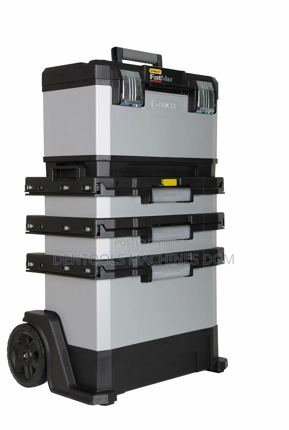 STANLEY Mobile Tool Box Chest Work Trolley 4 In 1