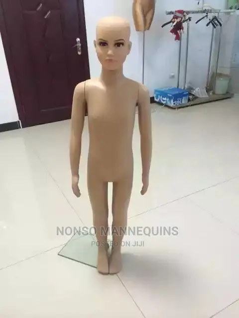 N Design Plastic Male and Female Kids Skin Colour Mannequin