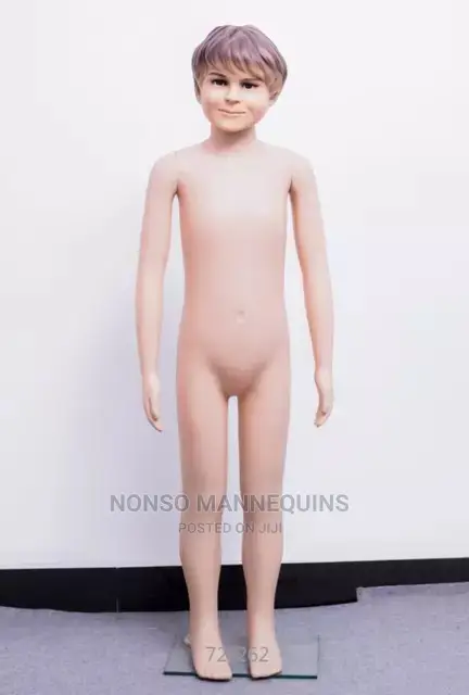 N Design Plastic Male and Female Kids Skin Colour Mannequin