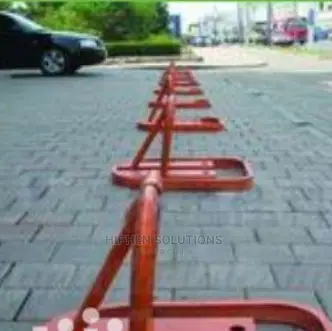 Steel Orange Car Parking Blocker By Hiphen