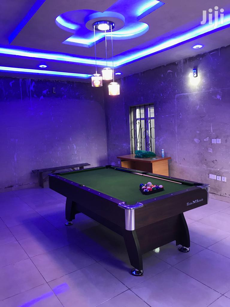 7ft Snooker Table With Accessories Green