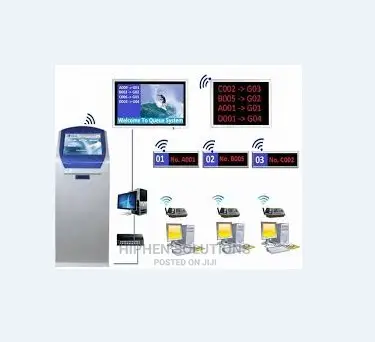 Bank Hospital Touch Screen Thermal Ticket Dispenser Machine BY HIPHEN