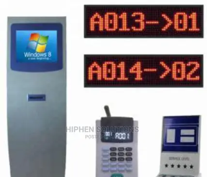 Number Queuing Display System Solution For Service Centers BY HIPHEN