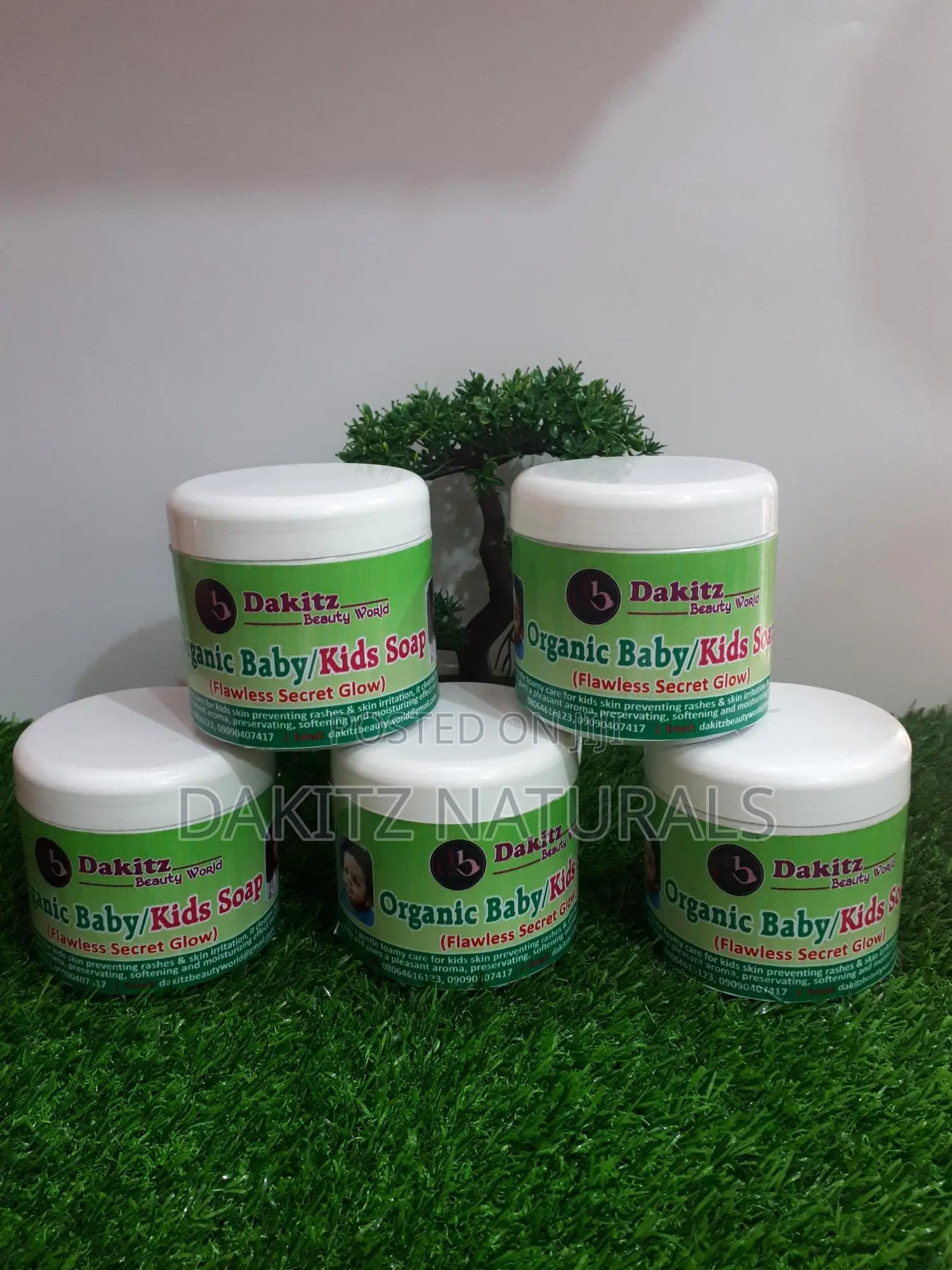 Organic Baby Kiddies Black Soap 500g