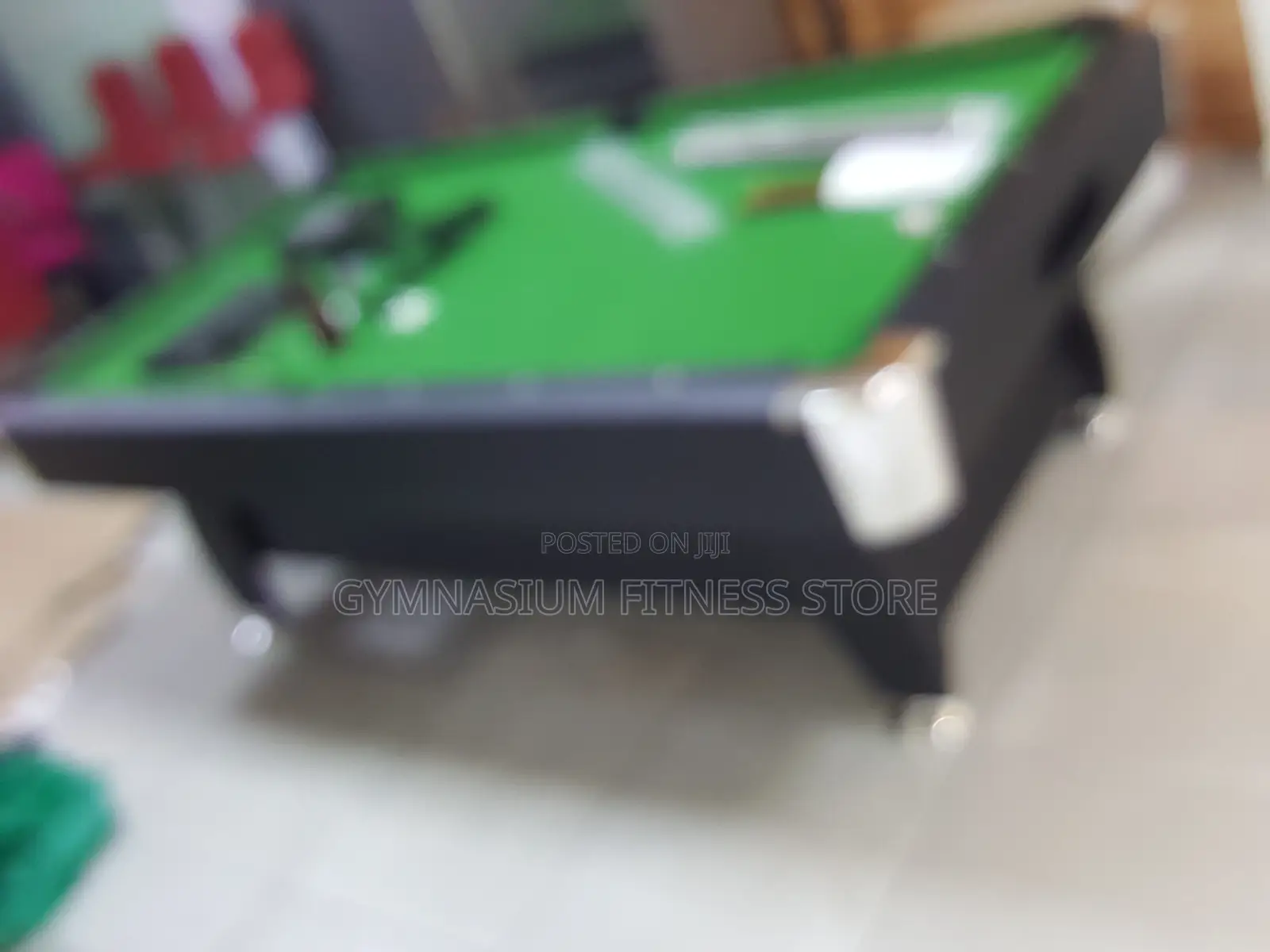 8ft Snooker Pool Table Green Top Indoor