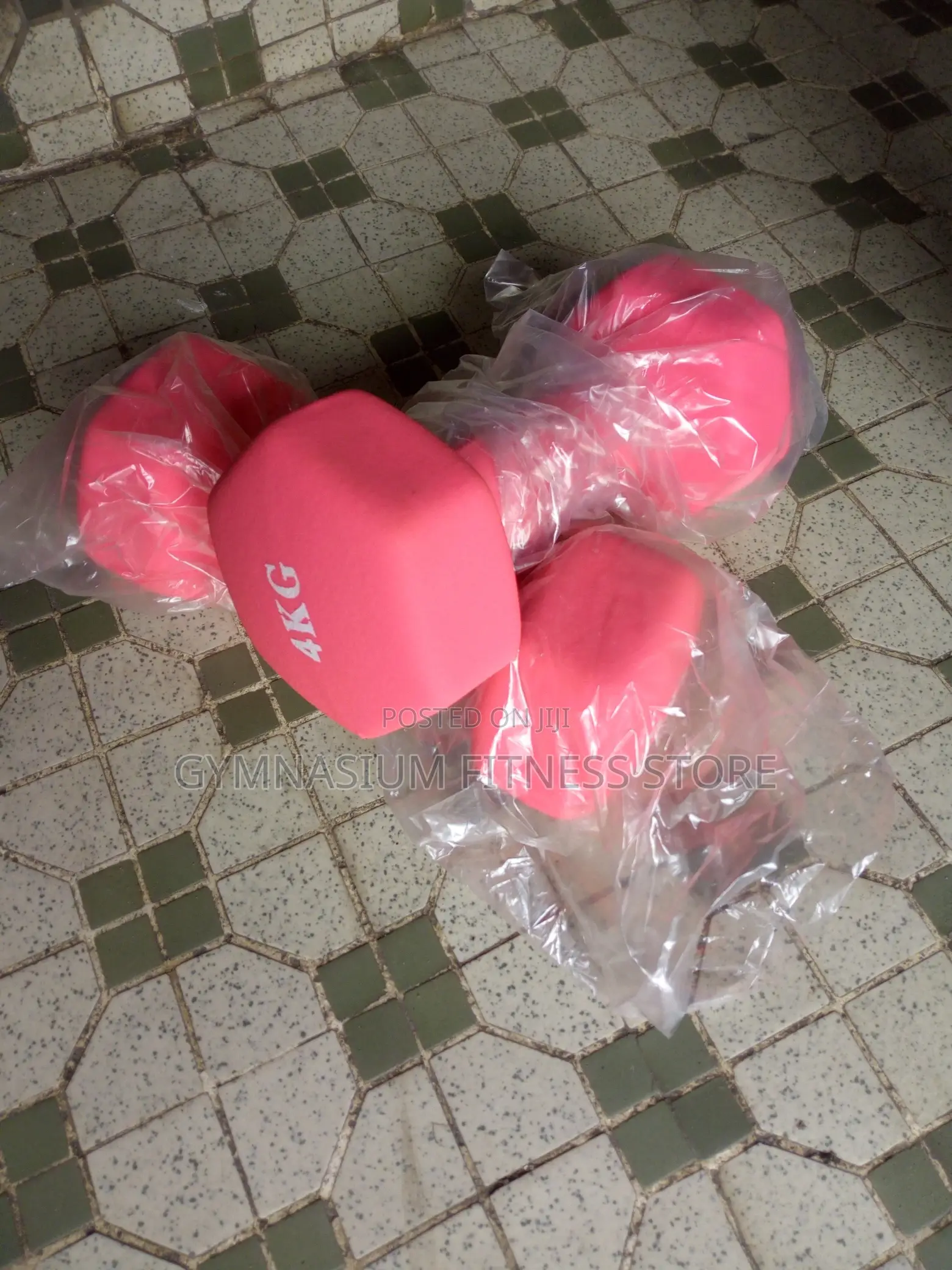 Pair Of 4kg Aerobic Dumbbell