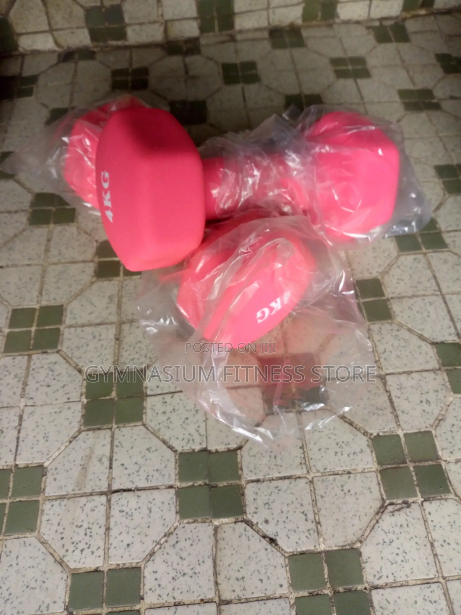 Pair Of 4kg Aerobic Dumbbell
