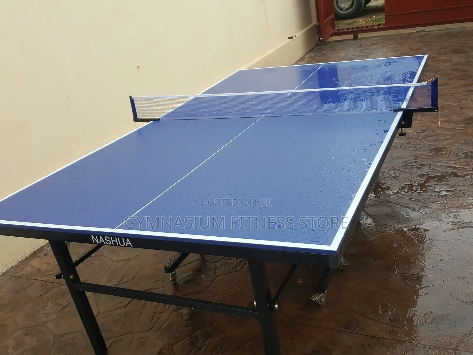 Outdoor Water Resistant Table Blue