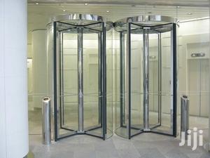 Man Trap Security Bank Door System