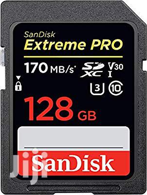 Sandisk 128GB 170mb/S SD Memory Card Extreme Pro 4k