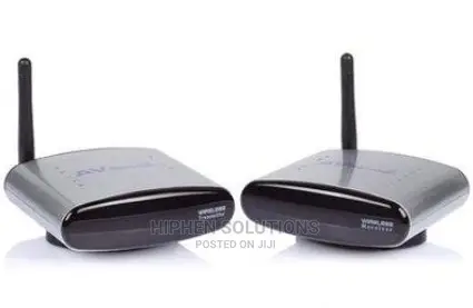 2.4G Wireless AV Sender Transmitter & Receiver 150M, Silver BY HIPHEN