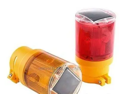 Solar LED Strobe Warning Traffic Beacon Light By HIPHEN SOLUTIONS