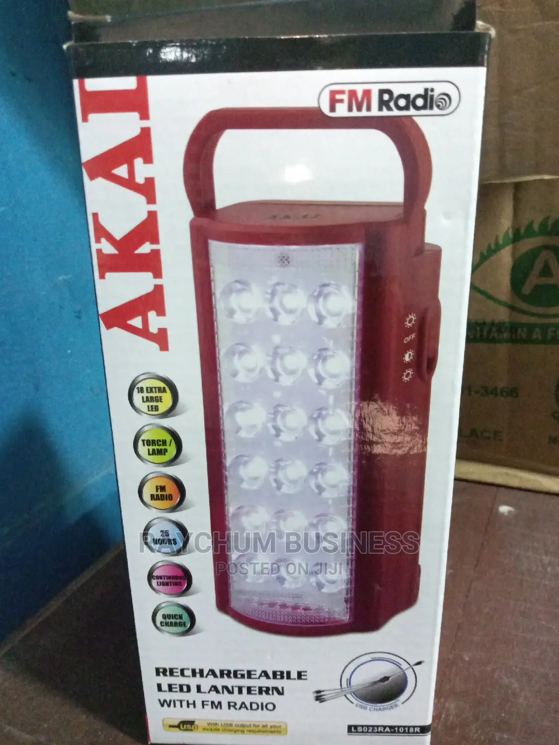 AKAI Lamp With Radio Model Lamp