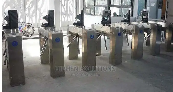 Auto Bidirectional Waist Height Turnstiles By Hiphen