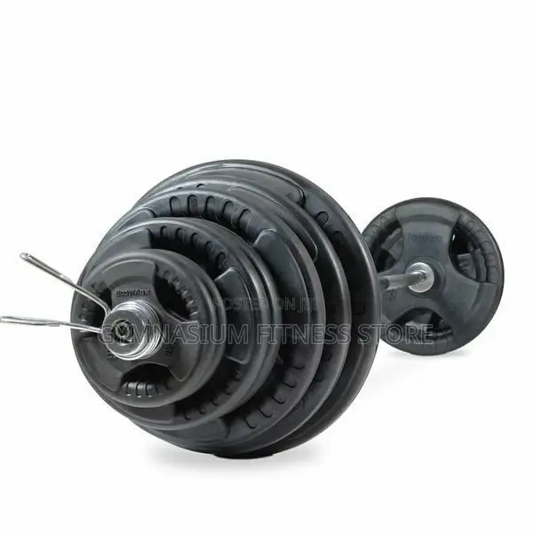 Black 150kg Olympic Weight Set 4780
