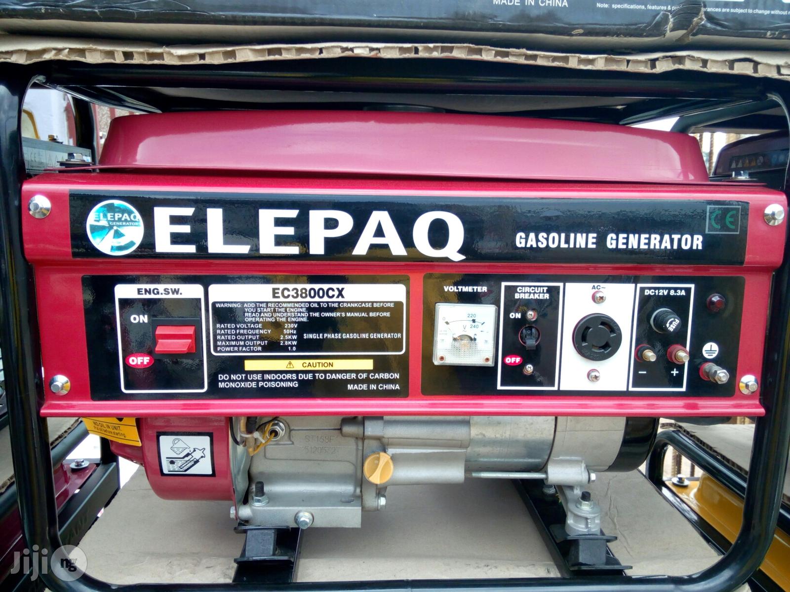 Elepaq Generator (Ec3800cx Model)