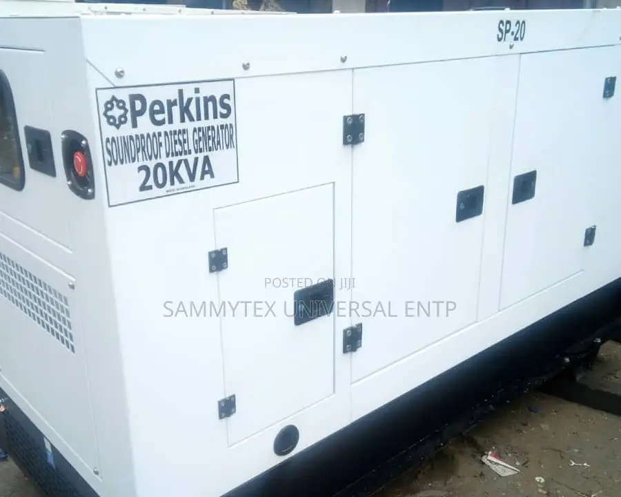 New Perkins 20kva Sound Proof Diesel Gen With 2years Warrnty