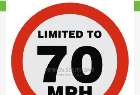 Km/H Speed Limit Sign BY HIPHEN SOLUTIONS