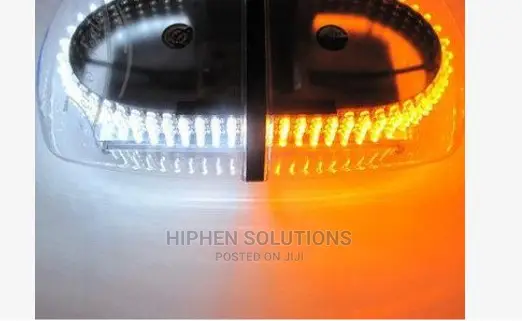 Dual Color Amber And White Safety Strobe Light Warning