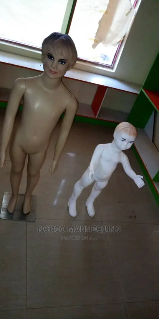 Boy and Girl Plastic Display Mannequin for Kiddies Shop