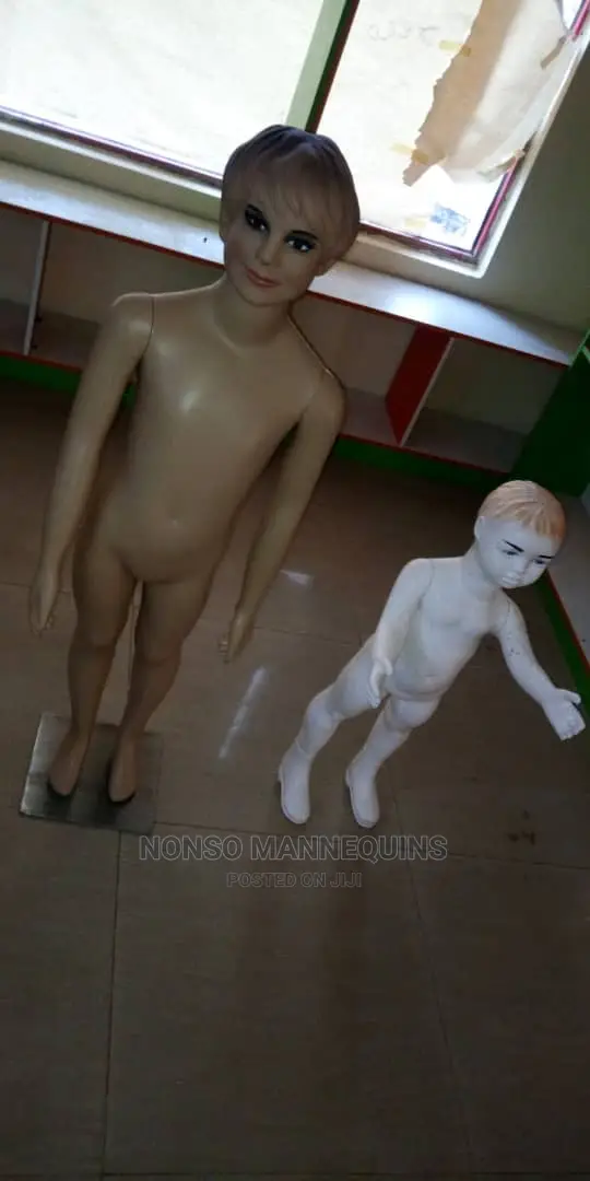 Boy and Girl Plastic Display Mannequin for Kiddies Shop
