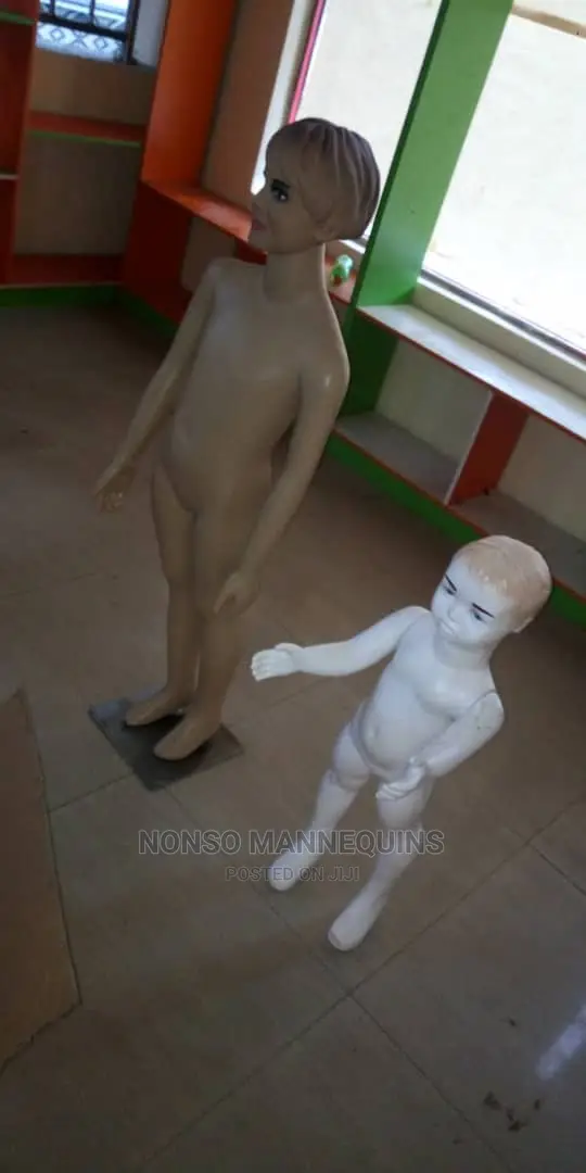 Boy and Girl Plastic Display Mannequin for Kiddies Shop