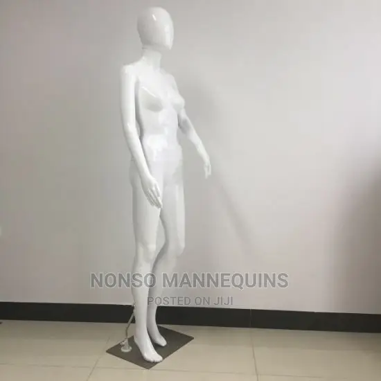 Glossy White Female Mannequins High Quality Models