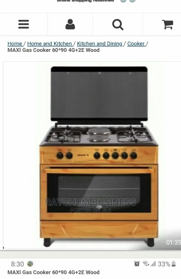 Maxi Gas 60 By 90 4gas 2eletric