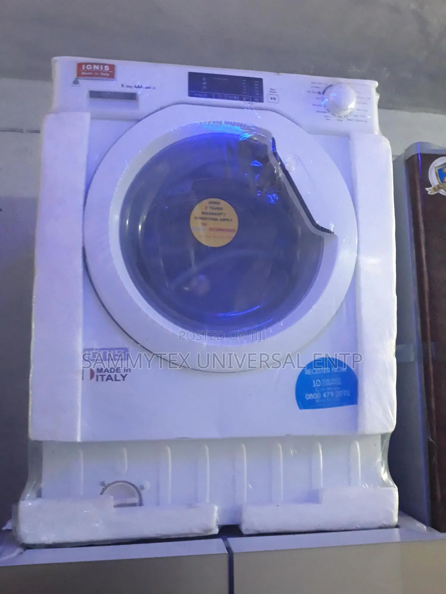 New Ignis 8kg Washing Nd Drying Machine With 3years Warranty