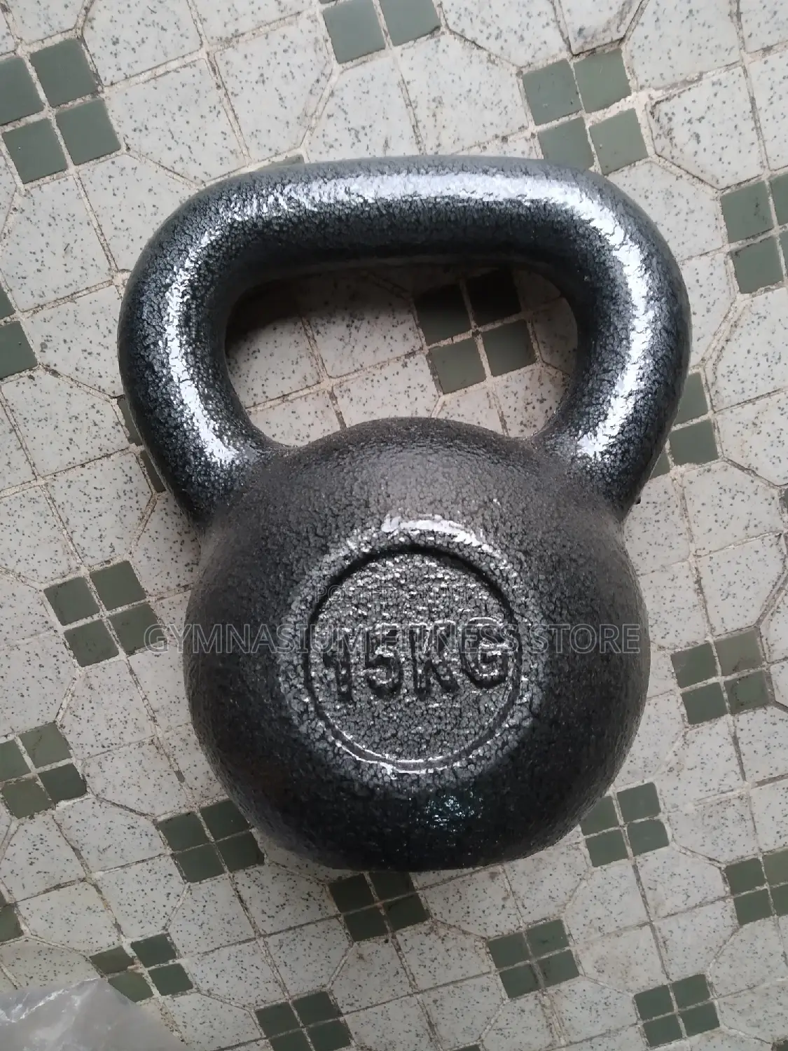 15kg Kettlebell Black