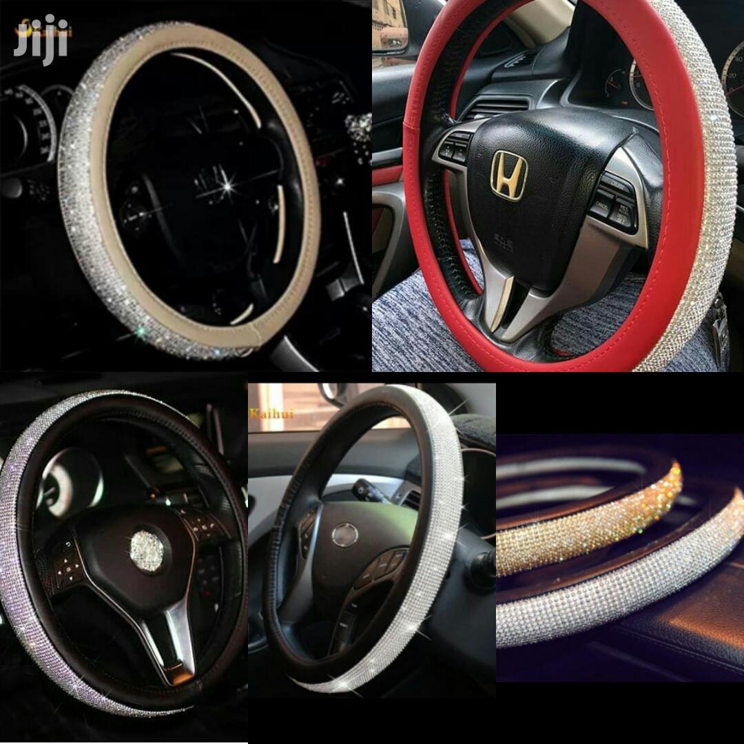 Diamond Encrusted Steering Cover