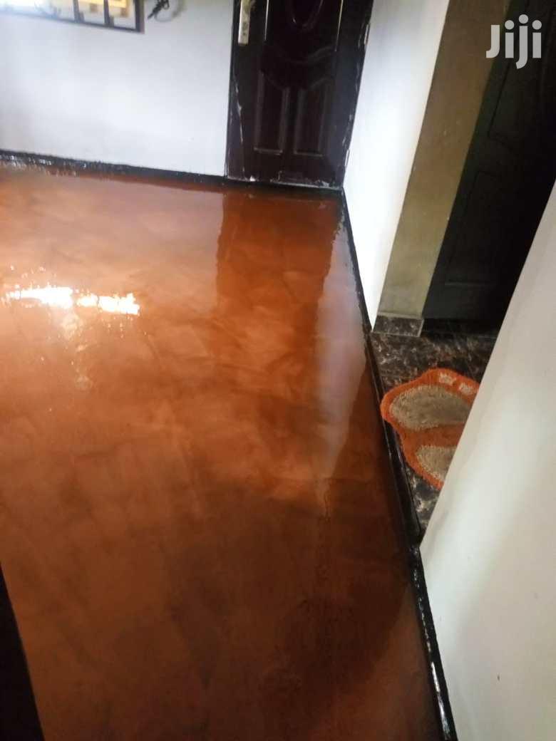 3d Epoxy Installation Wall and Pop Finishing