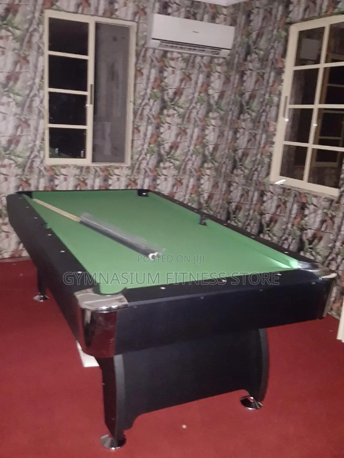 8ft Snooker Pool Table Green With Accessories