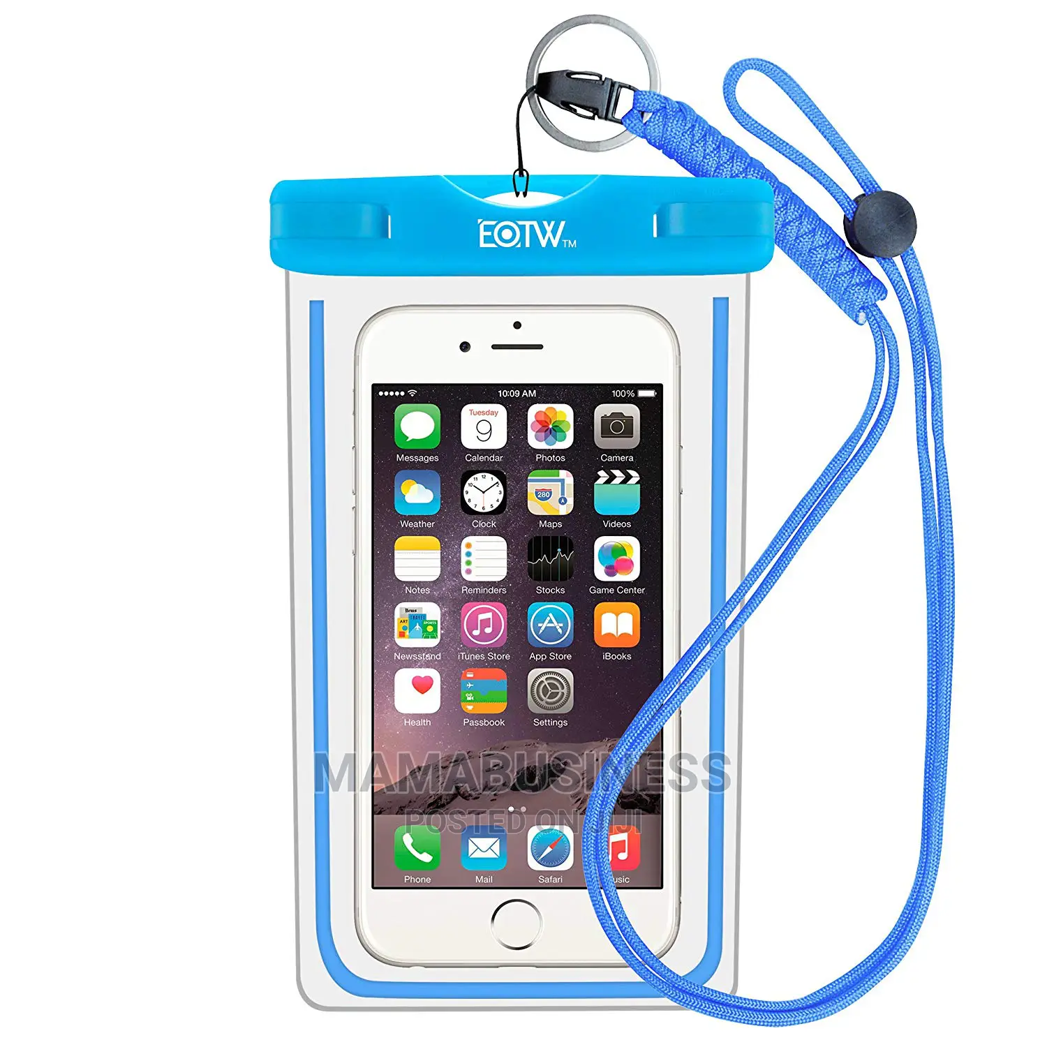 Waterproof/Rainproof Mobile Cell Phone Case-Blue