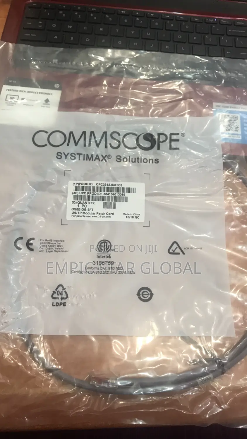 Systimax Patch Cord Cat6 1m