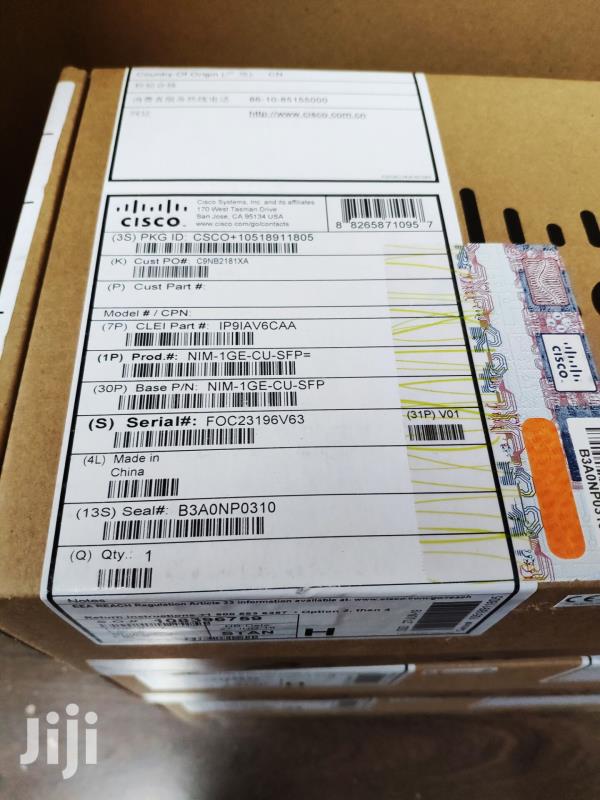 NIM-1GE-CU-SFP= Cisco 1 Port Interfaces 4300 Series