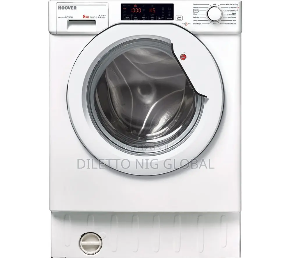 Hoover Hbwm814dc Integrated Washing Machine 8 Kg. A+