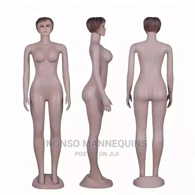 Female Mannikin Plastic With Hair