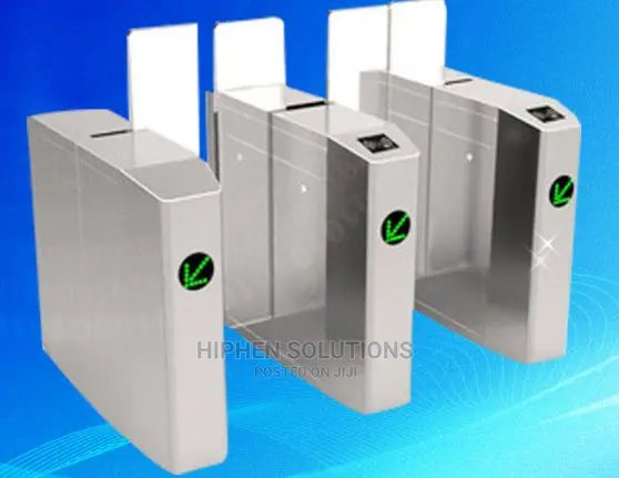Stainless Steel Flap Barrier Turnstile Noiseless Speed Gate BY HIPHEN