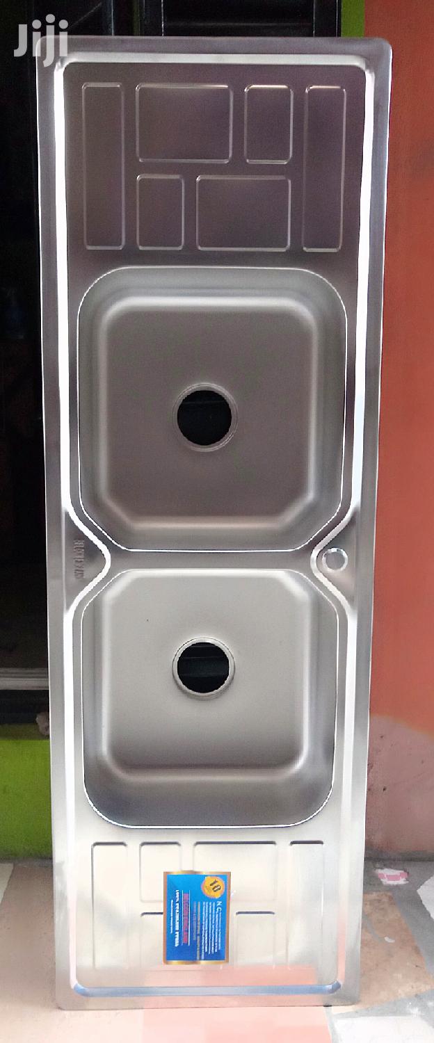 Original Double Bowl With Double Tray Stainless Steel Sink