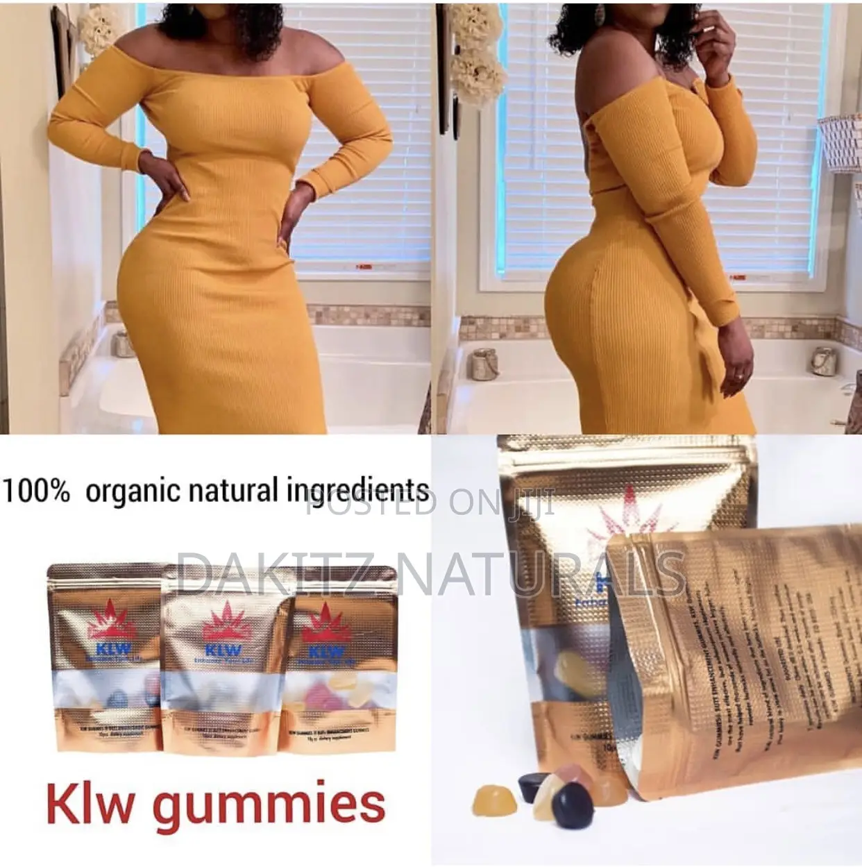 Klw Gummies Slimmer Waist, Wider Hips & Bigger Butt
