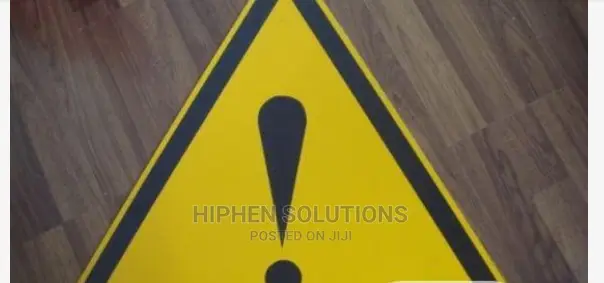 3.0MM Traffic Road Safety Reflective Warning Sign BY HIPHEN SOLUTIONS