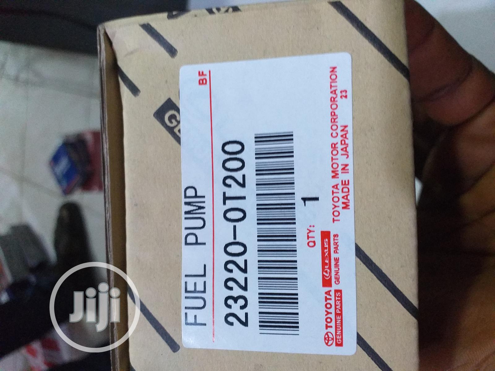 Fuel Pump Toyota Corolla, Highlanders, RX 350,