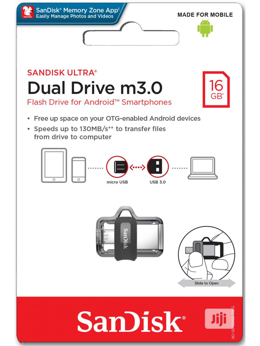 USB Sandisk 16GB Ultra OTG Dual USB Flash Drive M 3.0