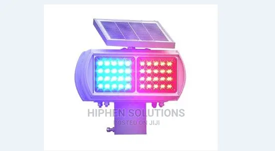 Solar Double Sides Flash Warning Light BY HIPHEN SOLUTIONS LTD