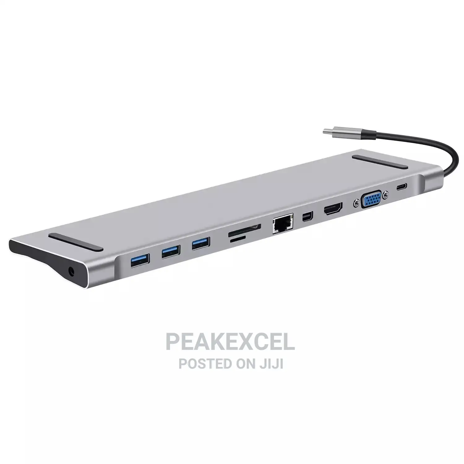 Type-C Hub to HDMI/VGA/USB3.0/LAN/MINI DP Station 11in1 CONVERTER