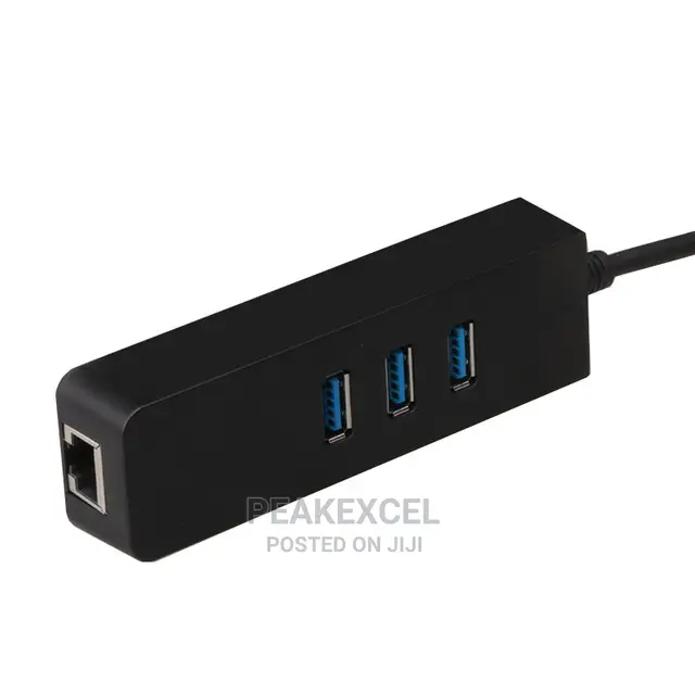 Usb3. 0 Hub 3port With Ethernet Converter Adapter