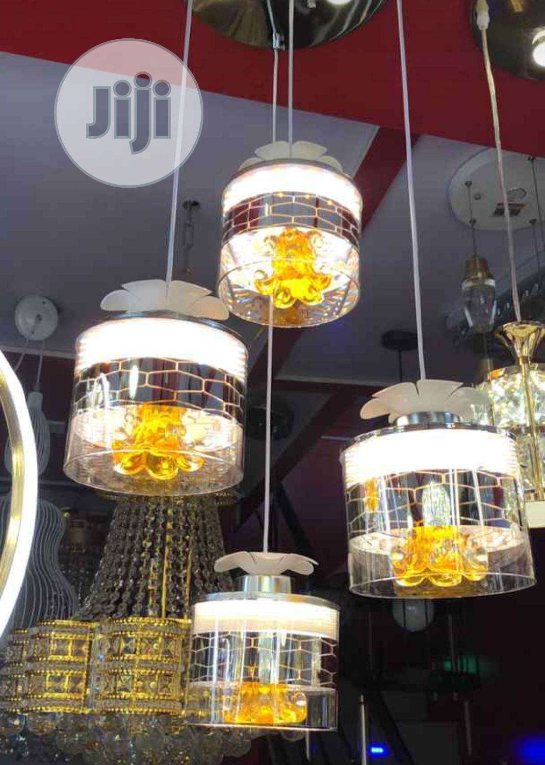 Gold Led Pendant Light Can Be Used In Sitting Room, Church,Hall,Etc